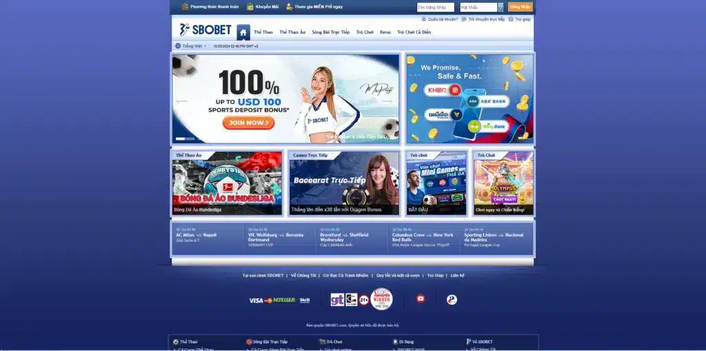 SBOBET – Điểm Đến Uy Tín Cho Cá Cược Thể Thao và Casino